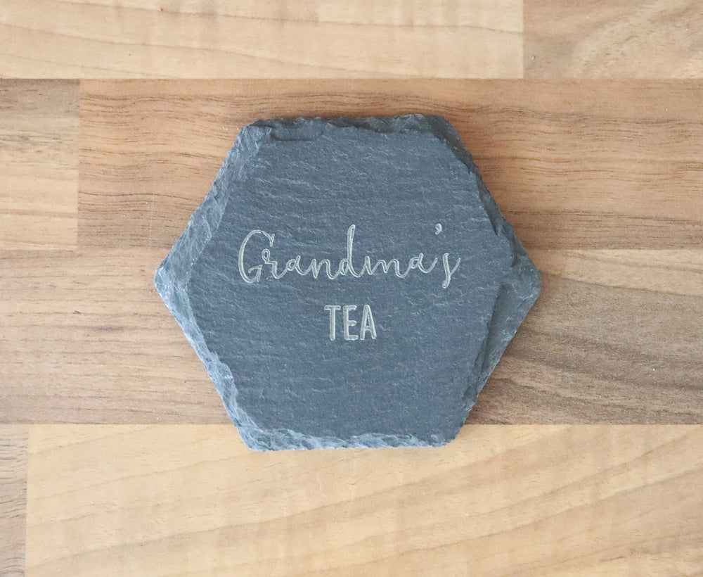 
                  
                    Personalised Tea or Coffee Coaster - Slate
                  
                