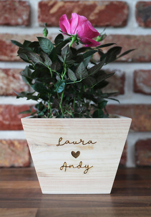 
                  
                    Personalised Couples Plant Pot
                  
                