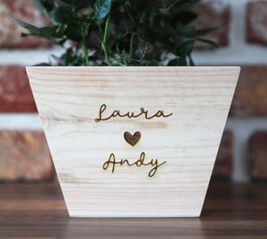 
                  
                    Personalised Couples Plant Pot
                  
                