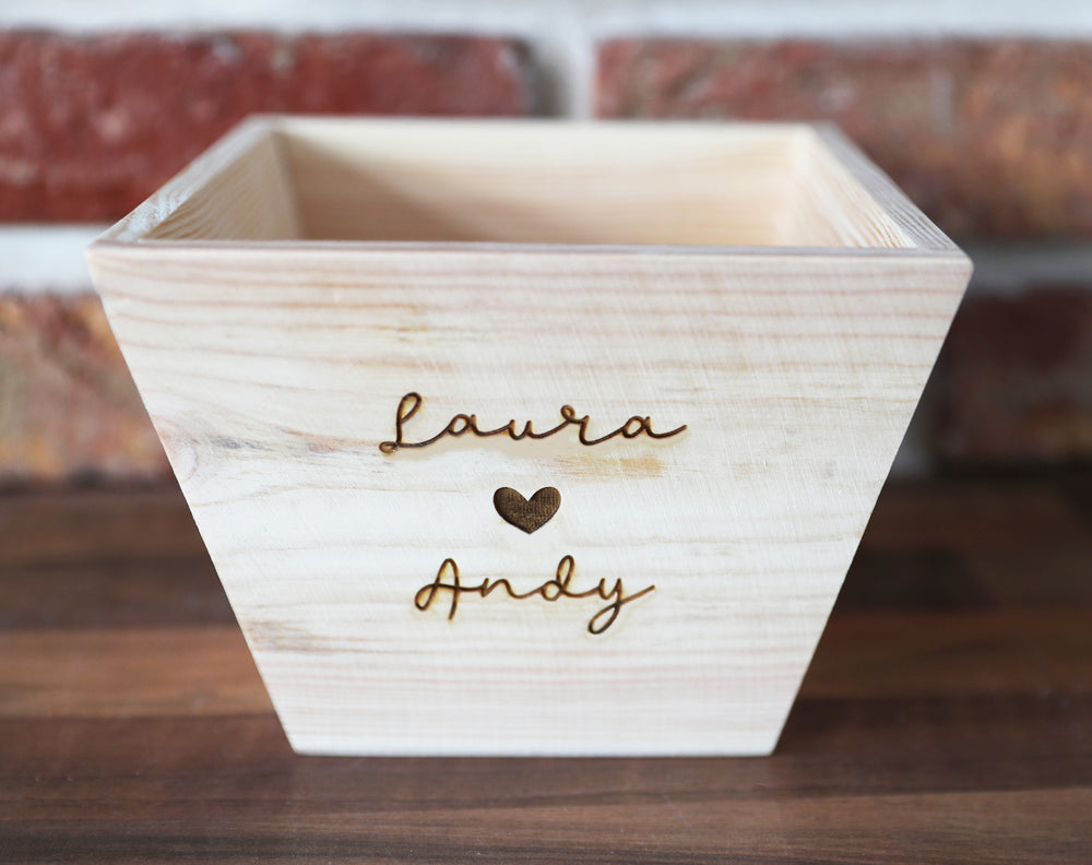 
                  
                    Personalised Couples Plant Pot
                  
                