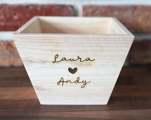 
                  
                    Personalised Couples Plant Pot
                  
                