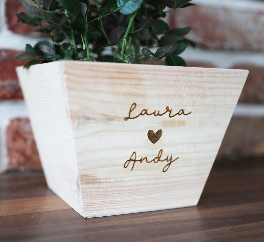 
                  
                    Personalised Couples Plant Pot
                  
                