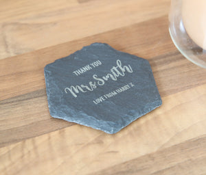 
                  
                    Personalised Teacher Coaster - Slate
                  
                