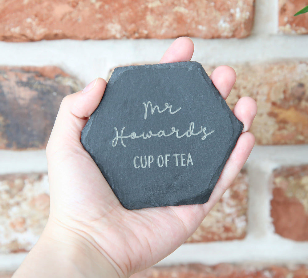 
                  
                    Personalised Teacher Tea Coaster Slate
                  
                