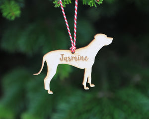 
                  
                    Personalised Pointer Dog Christmas Decoration - Wooden
                  
                