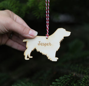 
                  
                    Personalised Cocker Spaniel Dog Christmas Decoration - Wooden
                  
                