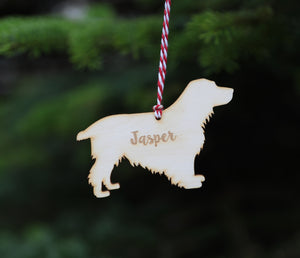 
                  
                    Personalised Cocker Spaniel Dog Christmas Decoration - Wooden
                  
                