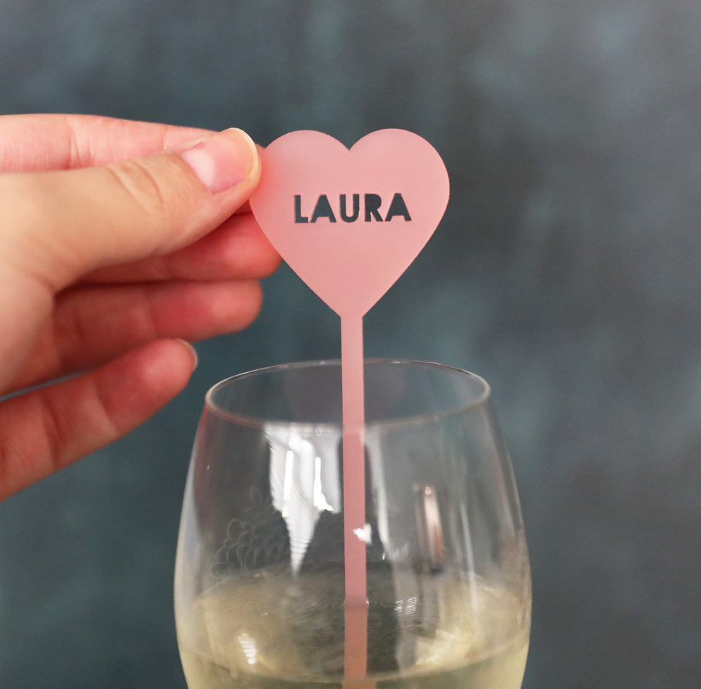 
                  
                    Personalised Heart Shaped Coaster and Drink Stirrer Gift Set
                  
                