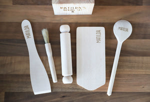 
                  
                    Personalised Children's Baking Set - Wooden
                  
                