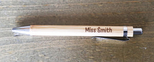 
                  
                    Personalised Teacher Pen - Wooden
                  
                