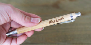 
                  
                    Personalised Teacher Pen - Wooden
                  
                