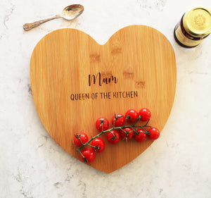 
                  
                    Mum Heart Shaped Chopping Board
                  
                