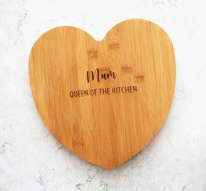 
                  
                    Mum Heart Shaped Chopping Board
                  
                