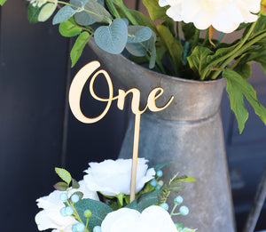 
                  
                    Wedding Table Numbers - Wooden
                  
                