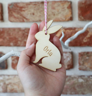 
                  
                    Personalised Wooden Easter Bunny
                  
                