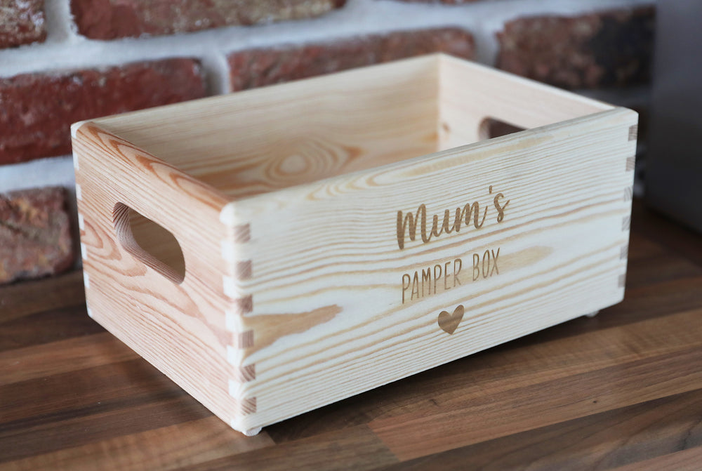 
                  
                    Personalised "Pamper" Crate - Wooden
                  
                