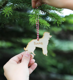 
                  
                    Personalised Poodle Dog Christmas Decoration - Wooden
                  
                