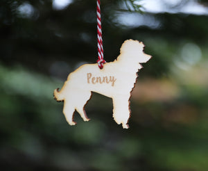 
                  
                    Personalised Poodle Dog Christmas Decoration - Wooden
                  
                