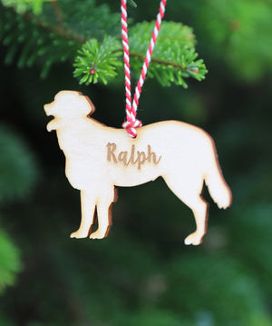 
                  
                    Personalised Labrador Dog Christmas Decoration - Wooden
                  
                