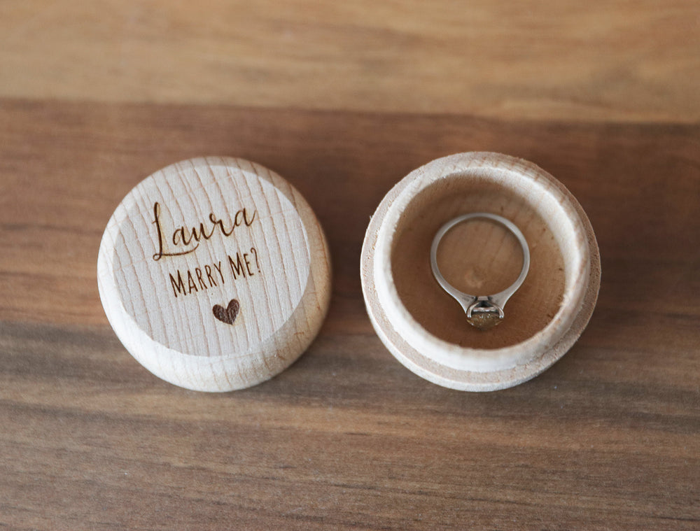 
                  
                    Personalised Proposal Ring Box
                  
                