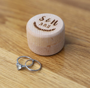 
                  
                    Personalised Wedding Day Ring Box
                  
                