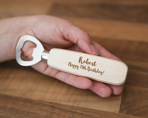 
                  
                    Personalised "18th Birthday" Bottle Opener - Wooden
                  
                