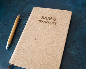 
                  
                    Personalised Cork Notebook
                  
                