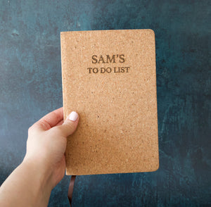 
                  
                    Personalised Cork Notebook
                  
                