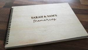 
                  
                    Personalised Anniversary Scrapbook - Wooden
                  
                