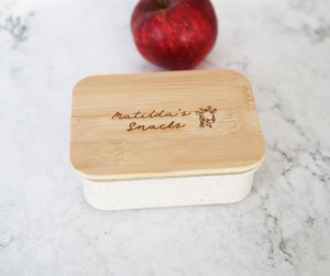 
                  
                    Personalised Bamboo Snack Pot
                  
                