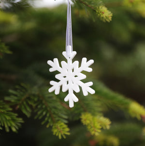 
                  
                    Snowflake Christmas Decoration - White Acrylic
                  
                