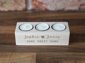 
                  
                    Personalised "Home Sweet Home" Candle Holder
                  
                