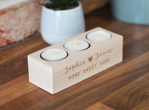 
                  
                    Personalised "Home Sweet Home" Candle Holder
                  
                