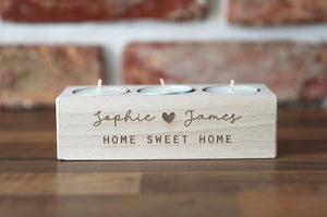 
                  
                    Personalised "Home Sweet Home" Candle Holder
                  
                