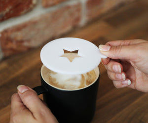 
                  
                    Star Coffee Stencil  - White Acrylic
                  
                