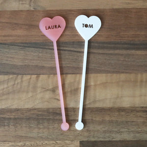 
                  
                    Personalised Heart Shaped Drink Stirrer
                  
                