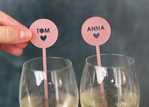 
                  
                    Personalised Couples Drink Stirrers
                  
                