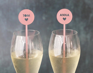 
                  
                    Personalised Couples Drink Stirrers
                  
                