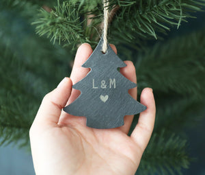 
                  
                    Slate Christmas Tree Shaped Decoration
                  
                