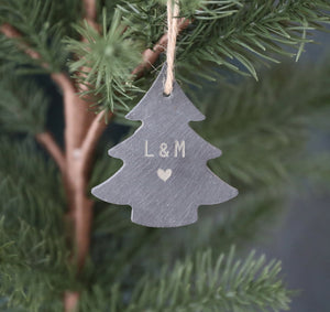 
                  
                    Slate Christmas Tree Shaped Decoration
                  
                