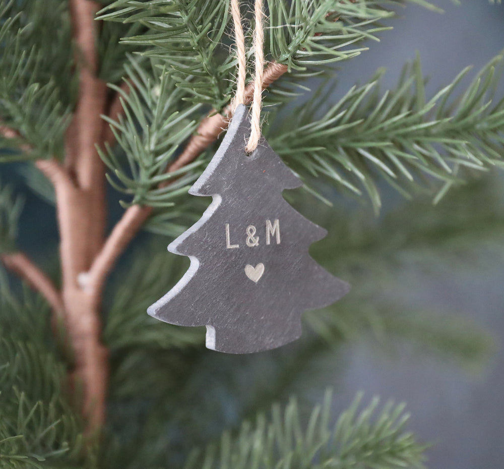 
                  
                    Slate Christmas Tree Shaped Decoration
                  
                