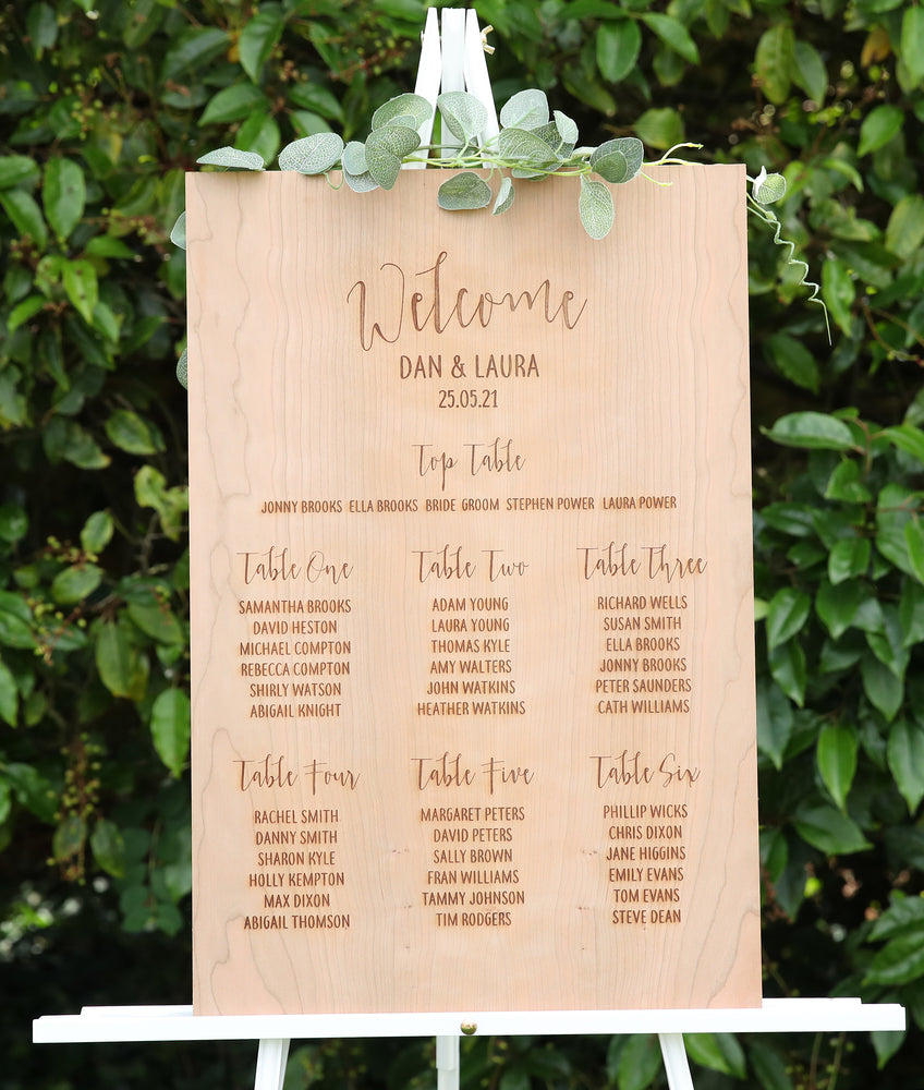 
                  
                    Cherry Table Plan
                  
                