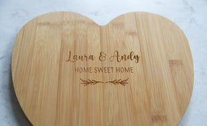 
                  
                    Couples Heart Shaped Chopping Board
                  
                