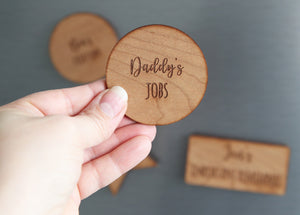 
                  
                    Personalised Wooden Magnets
                  
                