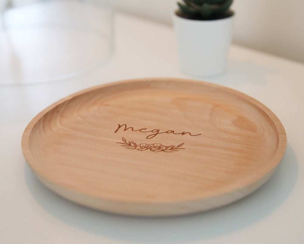 
                  
                    Personalised Wooden Trinket Tray
                  
                