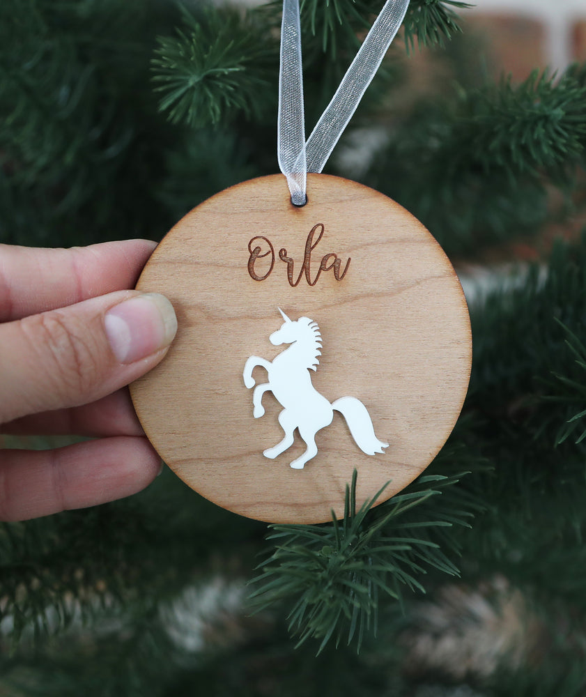 
                  
                    Personalised Unicorn Christmas Decoration
                  
                