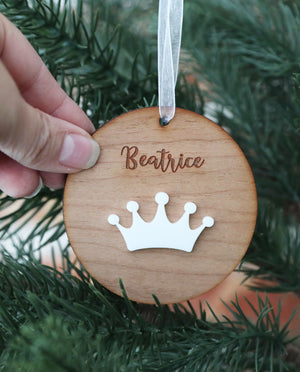 
                  
                    Personalised Princess Christmas Decoration
                  
                