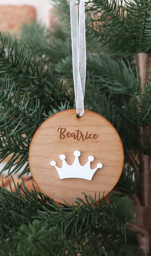 
                  
                    Personalised Princess Christmas Decoration
                  
                