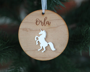 
                  
                    Personalised Unicorn Christmas Decoration
                  
                