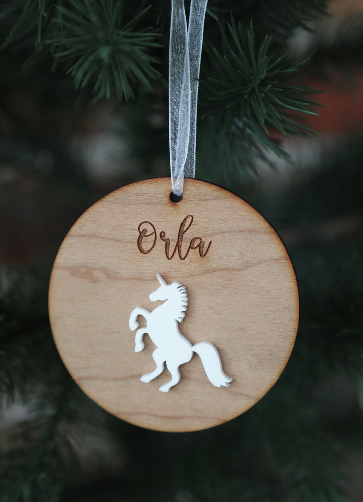 
                  
                    Personalised Unicorn Christmas Decoration
                  
                